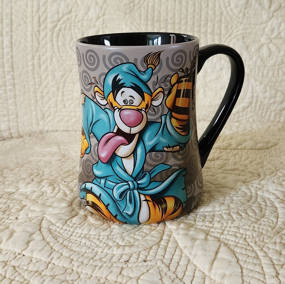 Disney Parks Winnie the Pooh TIGGER "Wired for Another Day" Coffee Mug Cup